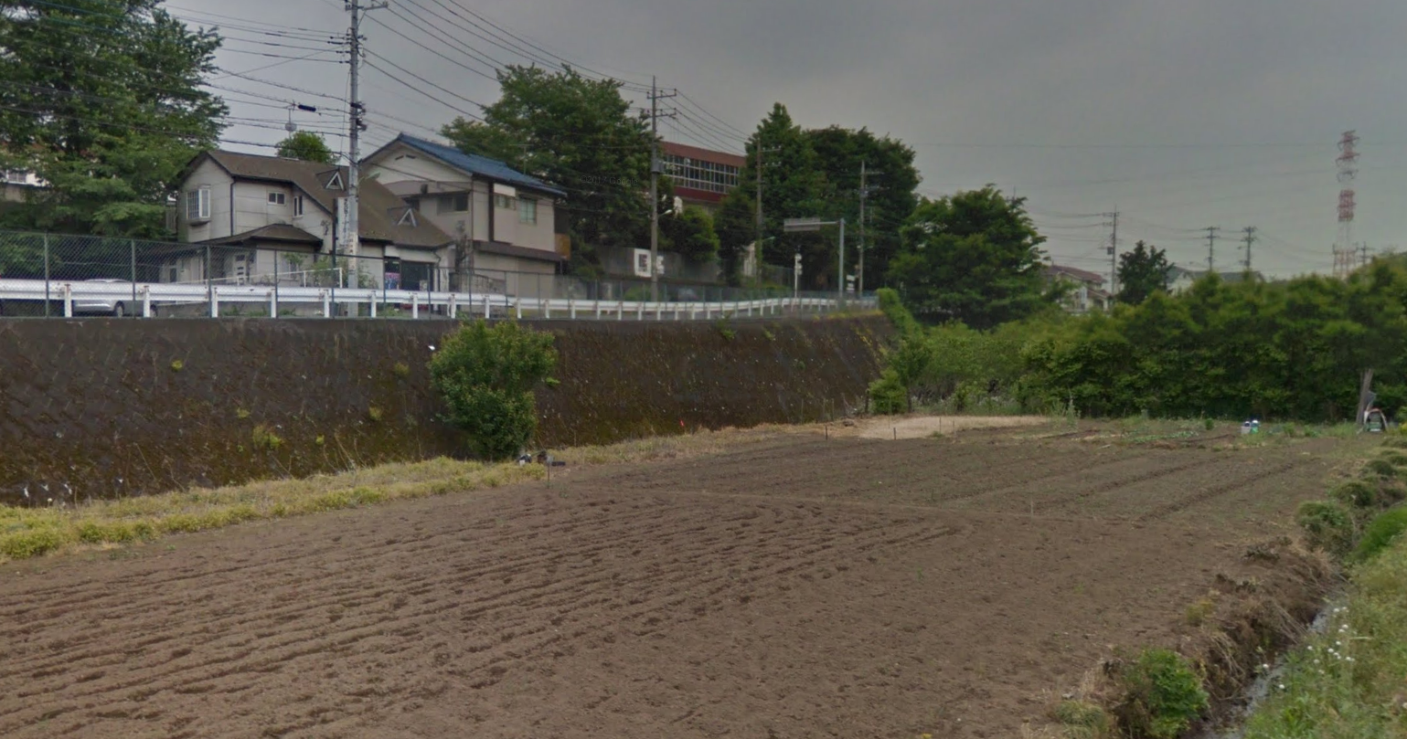 整備前の川口市道合の更地