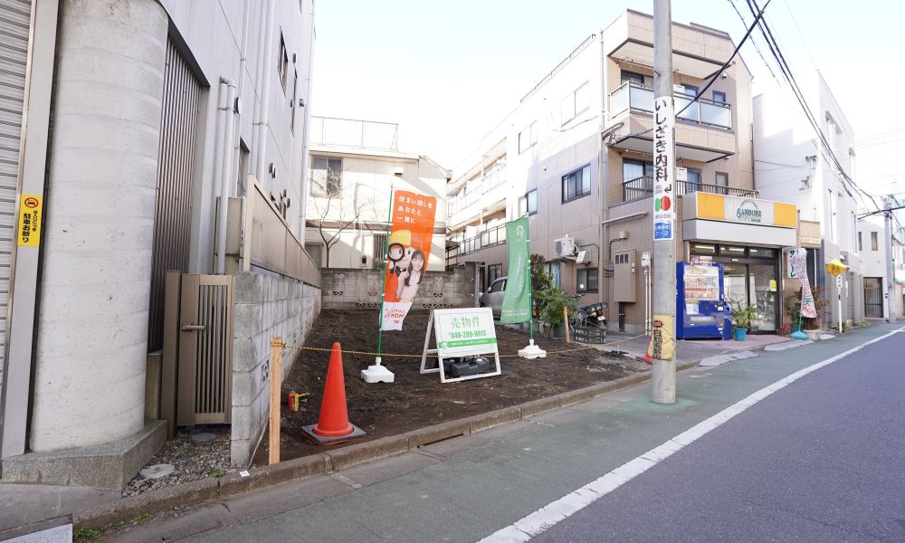 練馬区石神井町七丁目土地外観